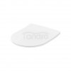 CERSANIT MISKA ZAWIESZANA LARGA PRO OVAL CERSANIT VORTEX Z DESKĄ DUROPLASTOWĄ MOONWAY SPOT SLIM Z PODŚWIETLENIEM LED SET C823: S4026-009